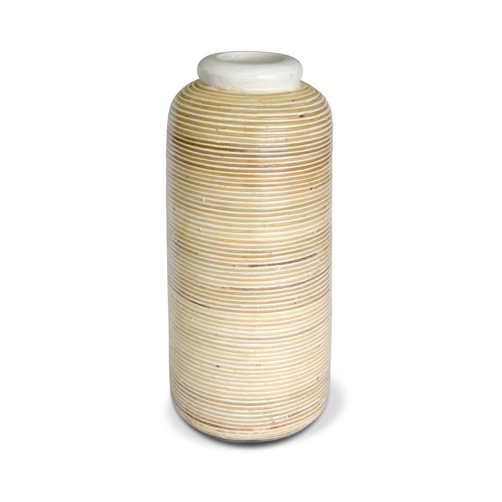Ratanová váza Moycor Bleached, 30 cm v:854006