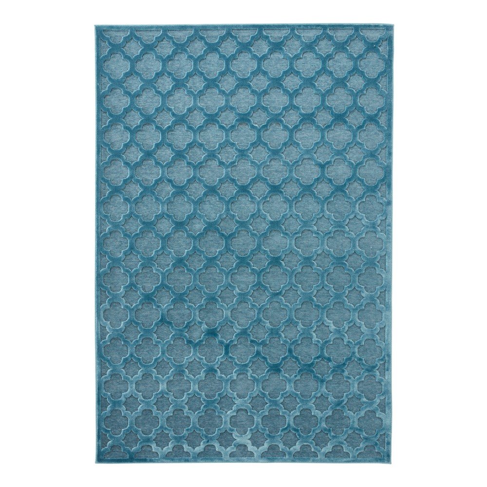 Modrý koberec z viskózy Mint Rugs Bryon, 80 x 125 cm v:1242380