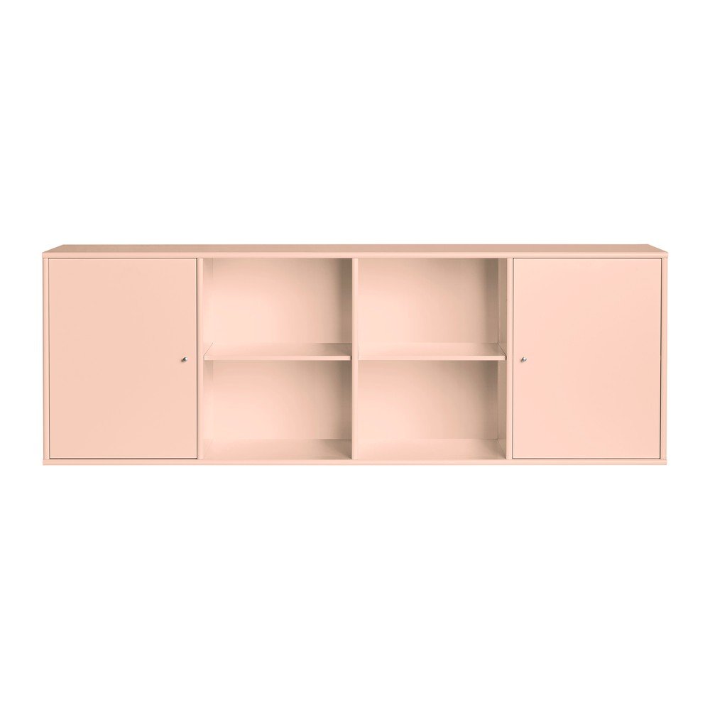 Světle růžová závěsná komoda 176x61x42 cm Mistral – Hammel Furniture v:1821152