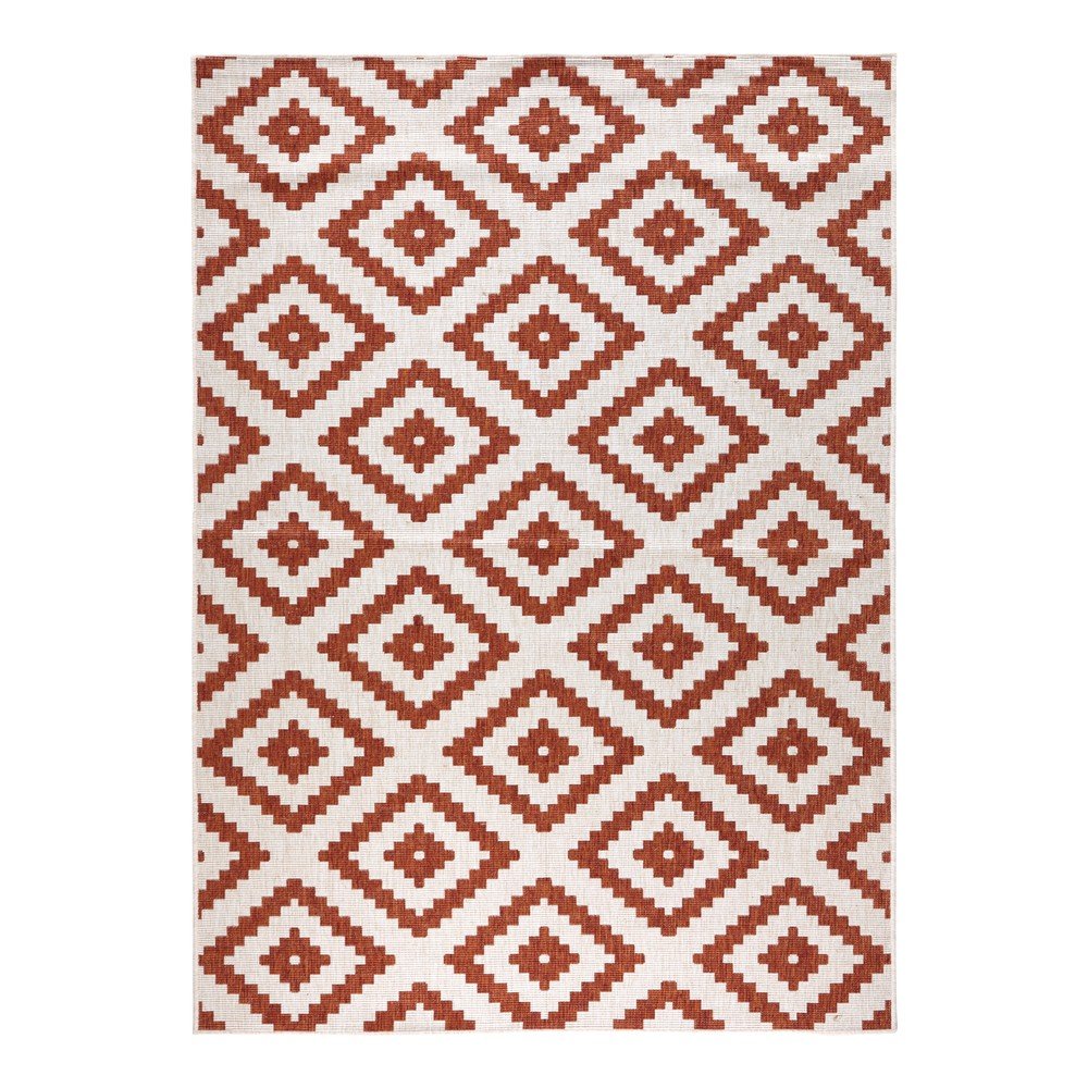 Hnědo-krémový venkovní koberec NORTHRUGS Malta, 80 x 150 cm v:978712