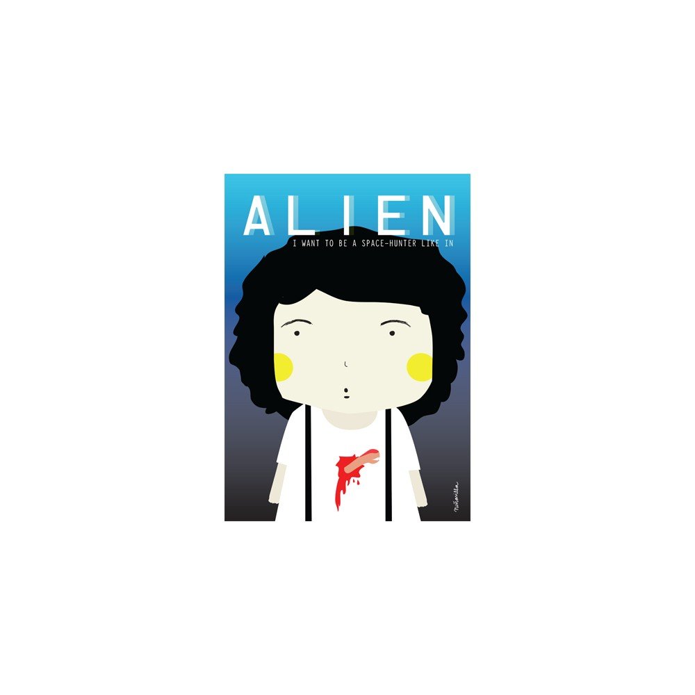 Plakát NiñaSilla Alien, 21 x 42 cm v:843622