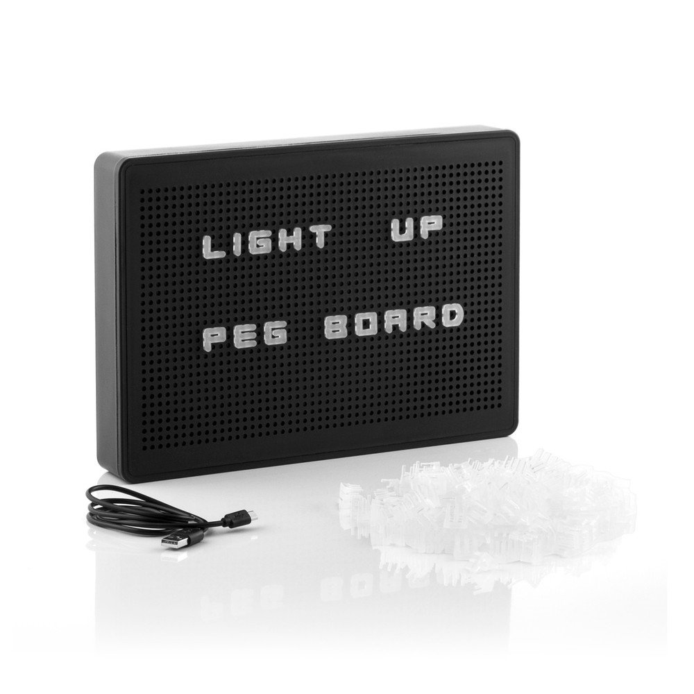 Černá LED světelná tabule s písmenky InnovaGoods v:1209558