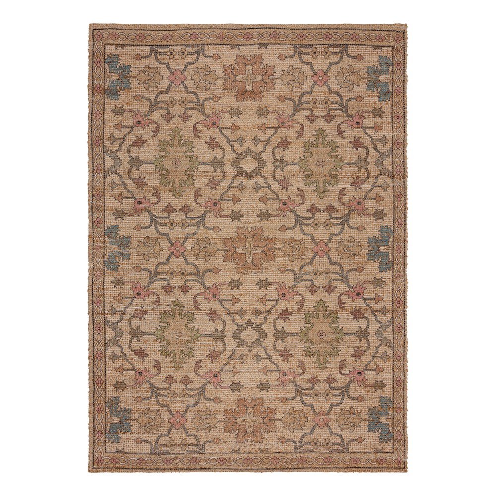 Ručně tkaný koberec s příměsí juty v přírodní barvě 200x290 cm Celine Jute Global – Flair Rugs v:1726276