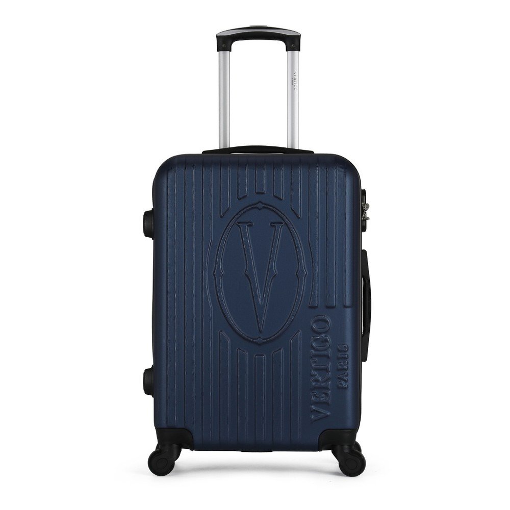 Tmavě modrý cestovní kufr na kolečkách VERTIGO Valise Grand Cadenas Integre Malo, 47 x 72 cm v:1097364