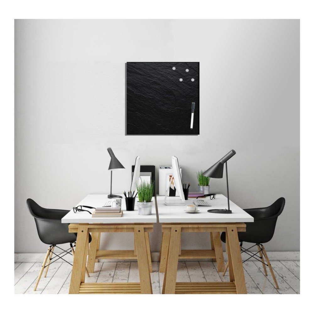 Skleněná magnetická tabule na poznámky DecoMalta Stone, 50 x 50 cm v:819208