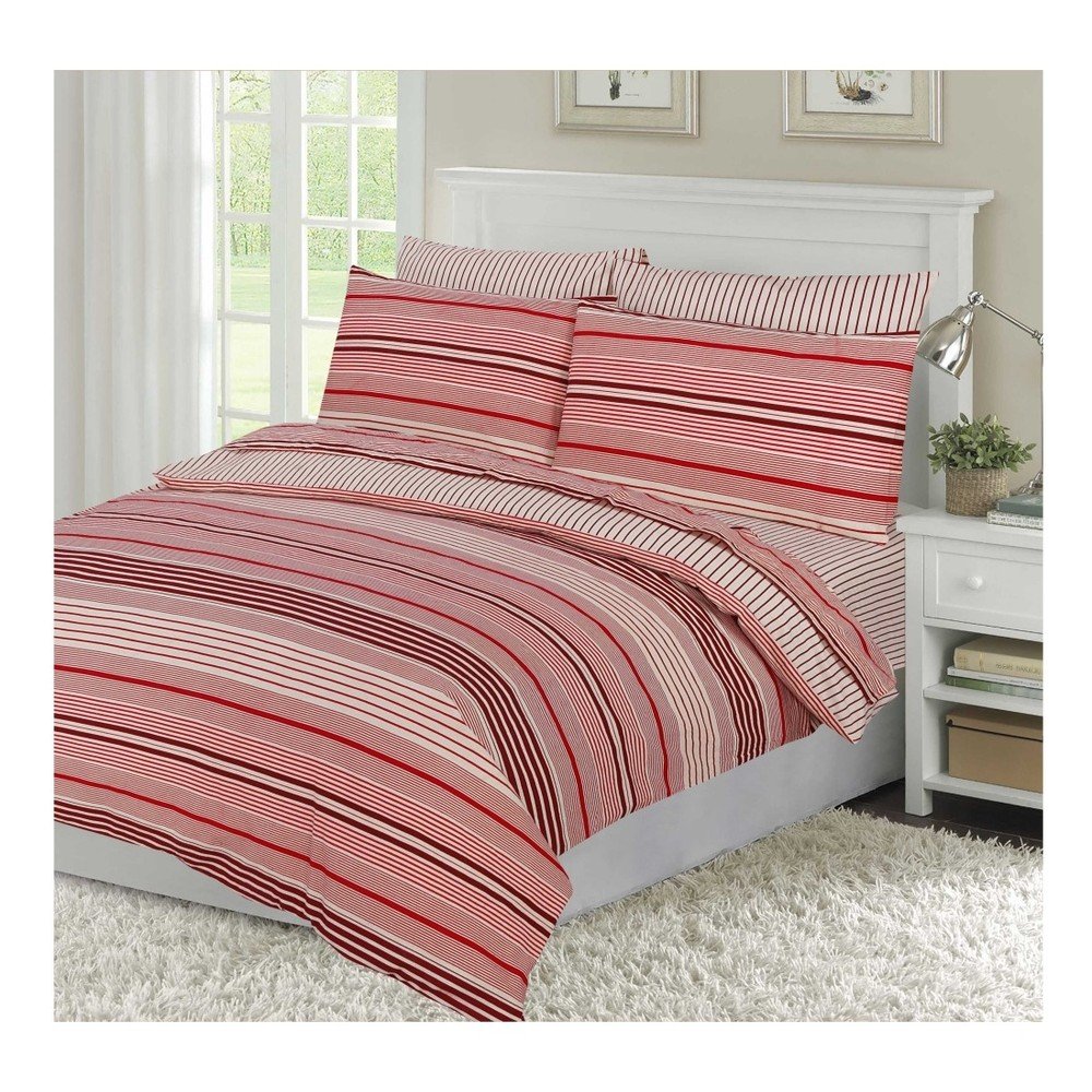 Povlečení Velosso Daltron Stripe Red, 135 x 200 cm v:735286