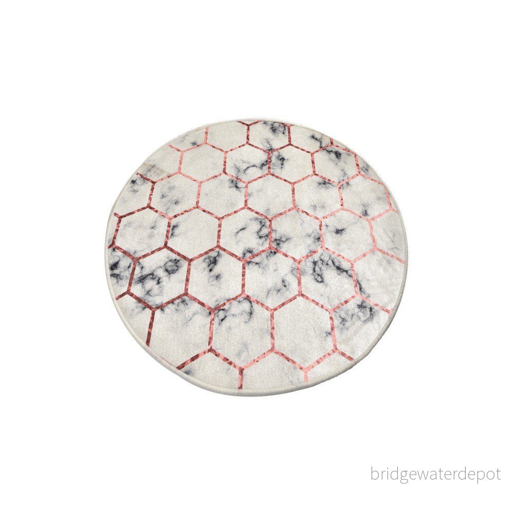 Koupelnová předložka Homefesto Honeycomb, ⌀ 100 cm v:1265288