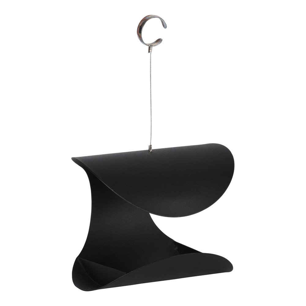 Černé závěsné krmítko Esschert Design Sleek v:1394009