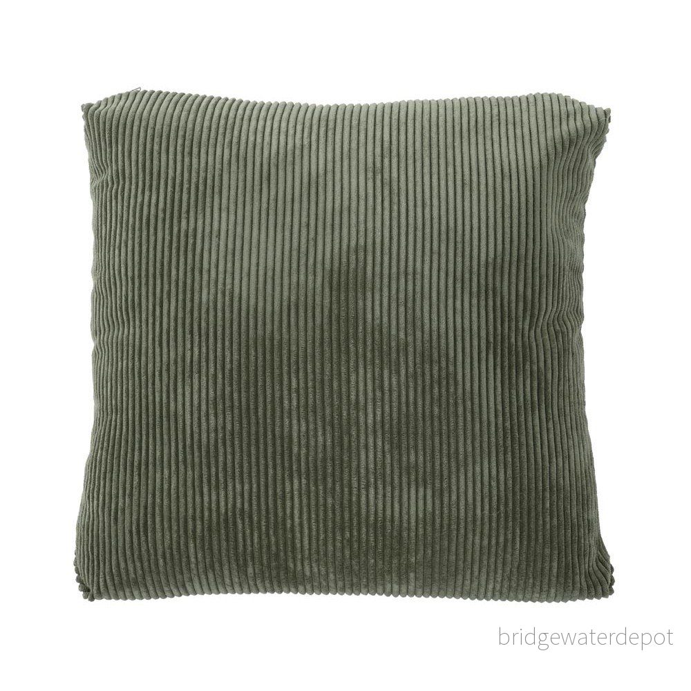 Zelený dekorativní polštář Tiseco Home Studio Ribbed, 60 x 60 cm v:1368803