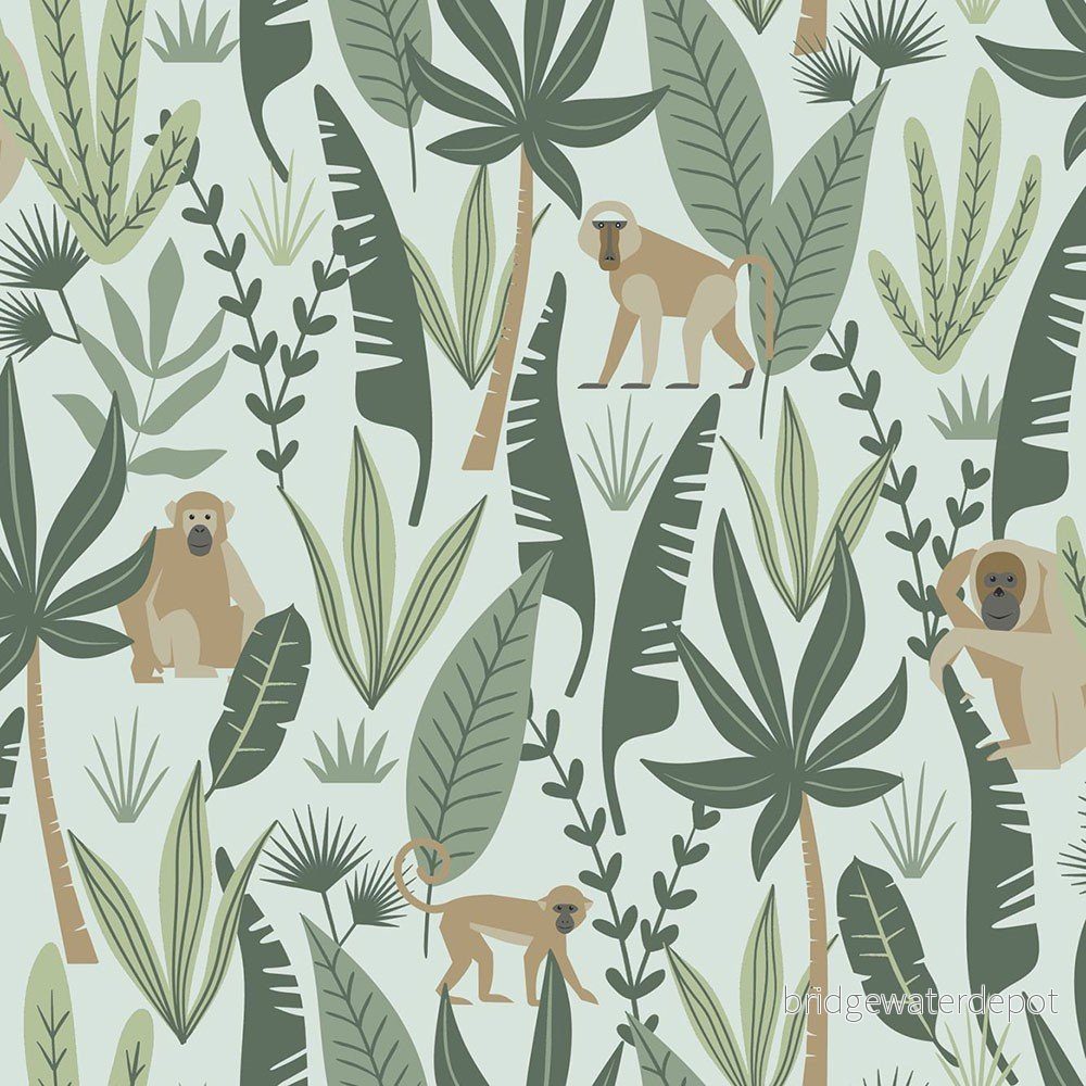Vliesová dětská tapeta 10 m x 53 cm Jungle – Vavex v:1464208
