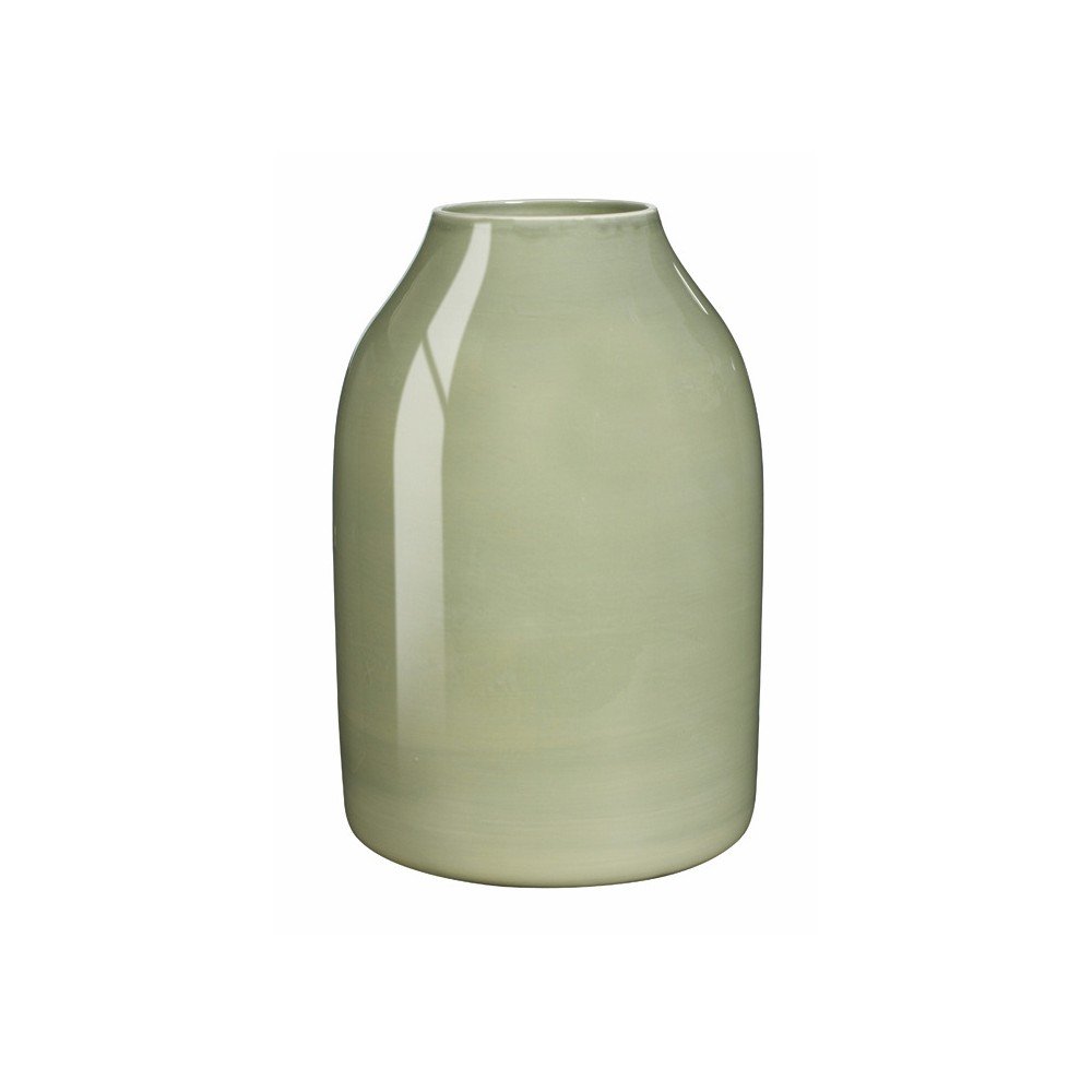 Světle zelená kameninová váza Kähler Design Botanica, výška 35 cm v:1301708