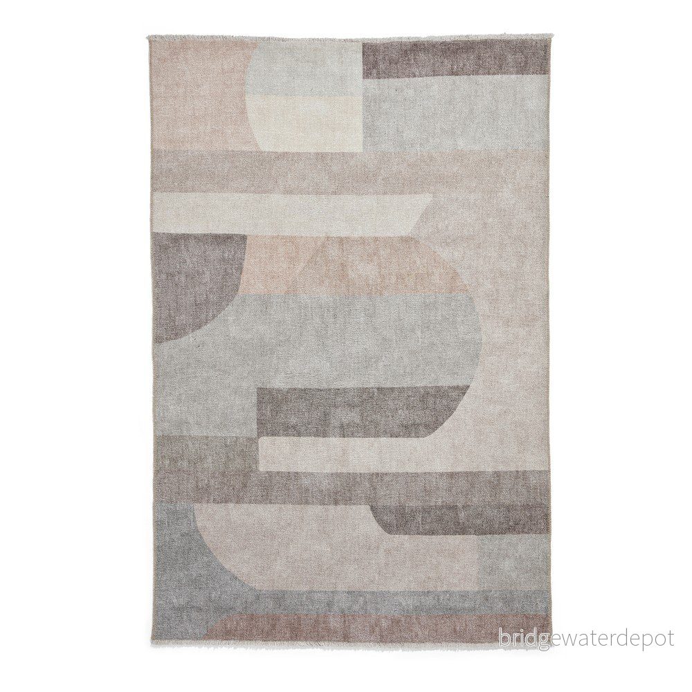 Béžový pratelný běhoun s příměsí bavlny 60×170 cm Whisper – Think Rugs v:1689068