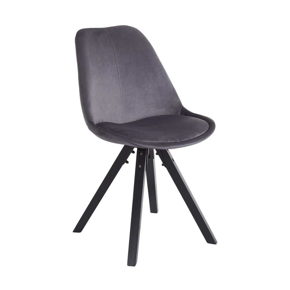 Sada 2 tmavě šedých jídelních židlí Bonami Essentials Dima v:1376581