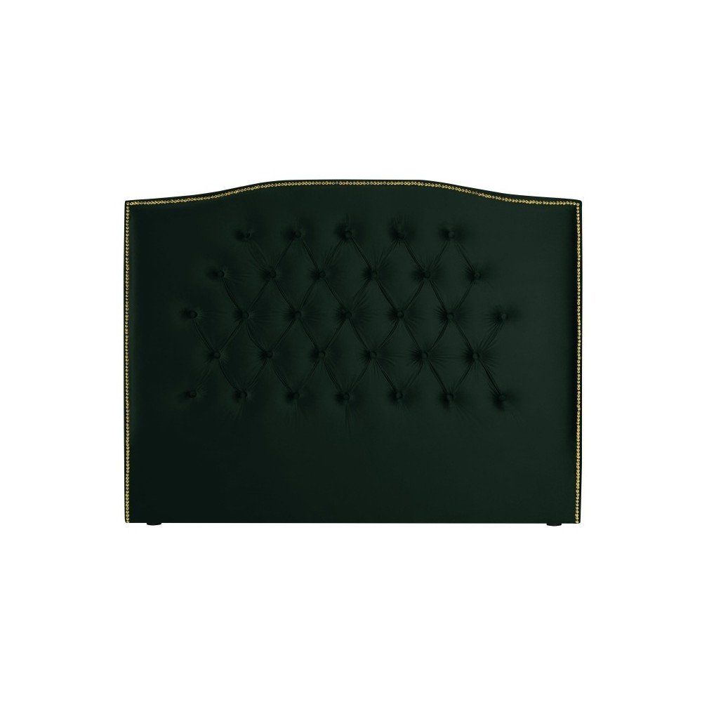 Láhvově zelené čelo postele Mazzini Sofas Daisy, 180 x 120 cm v:1083022