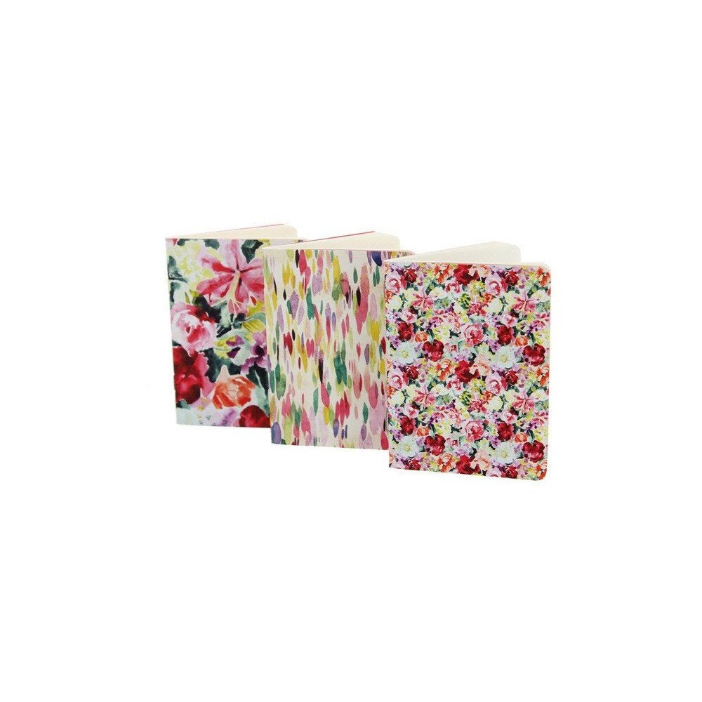 Sada 3 ks zápisníků Go Stationery Watercolour Lily v:707746