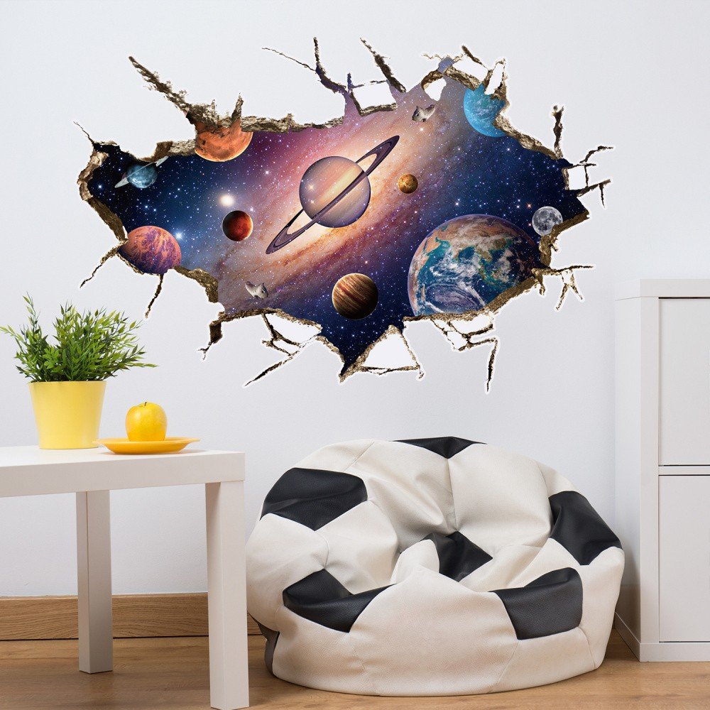 Nástěnná samolepka WALPLUS 3D Solar System v:1024776