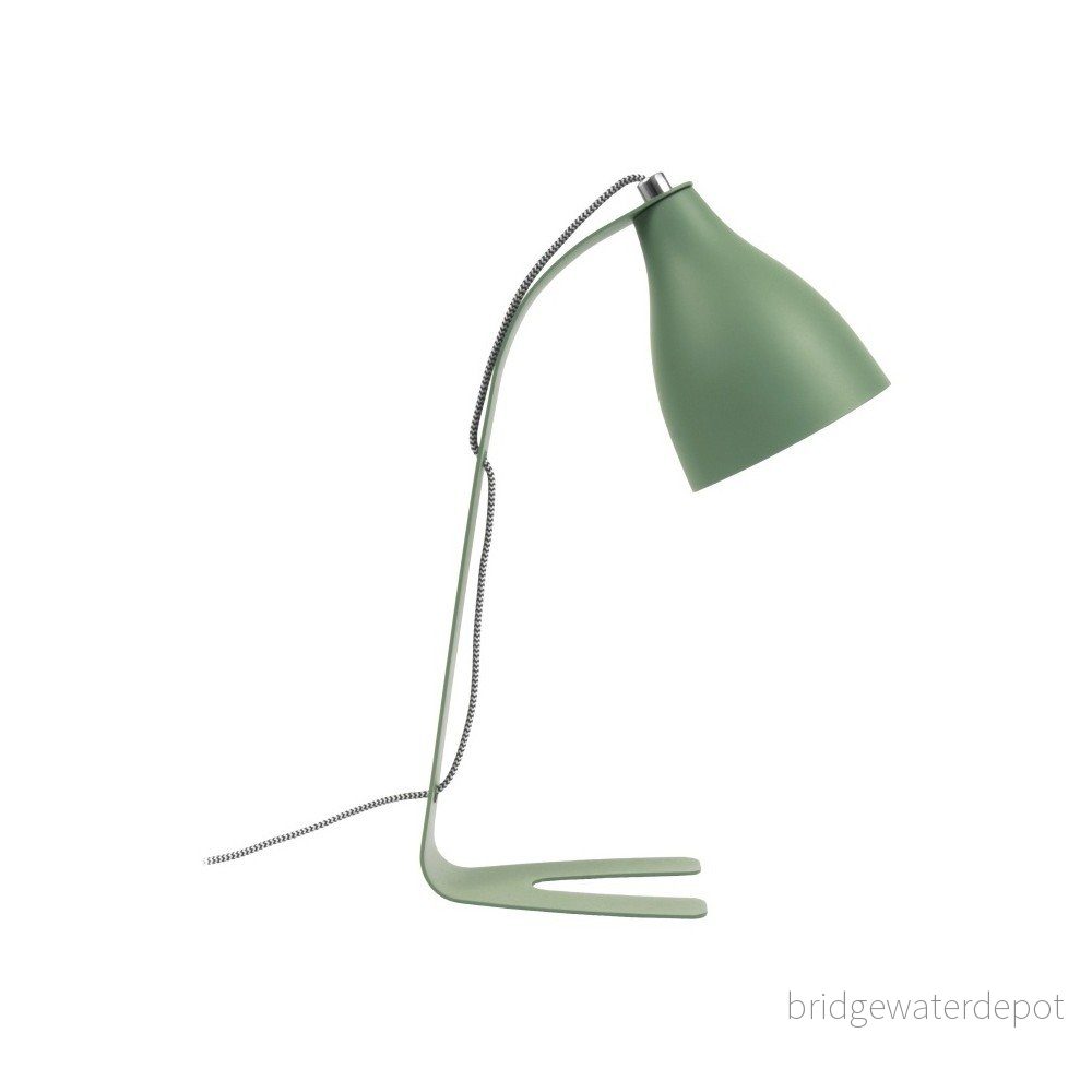 Zelená stolní lampa Present Time ETH Barefoot v:832066