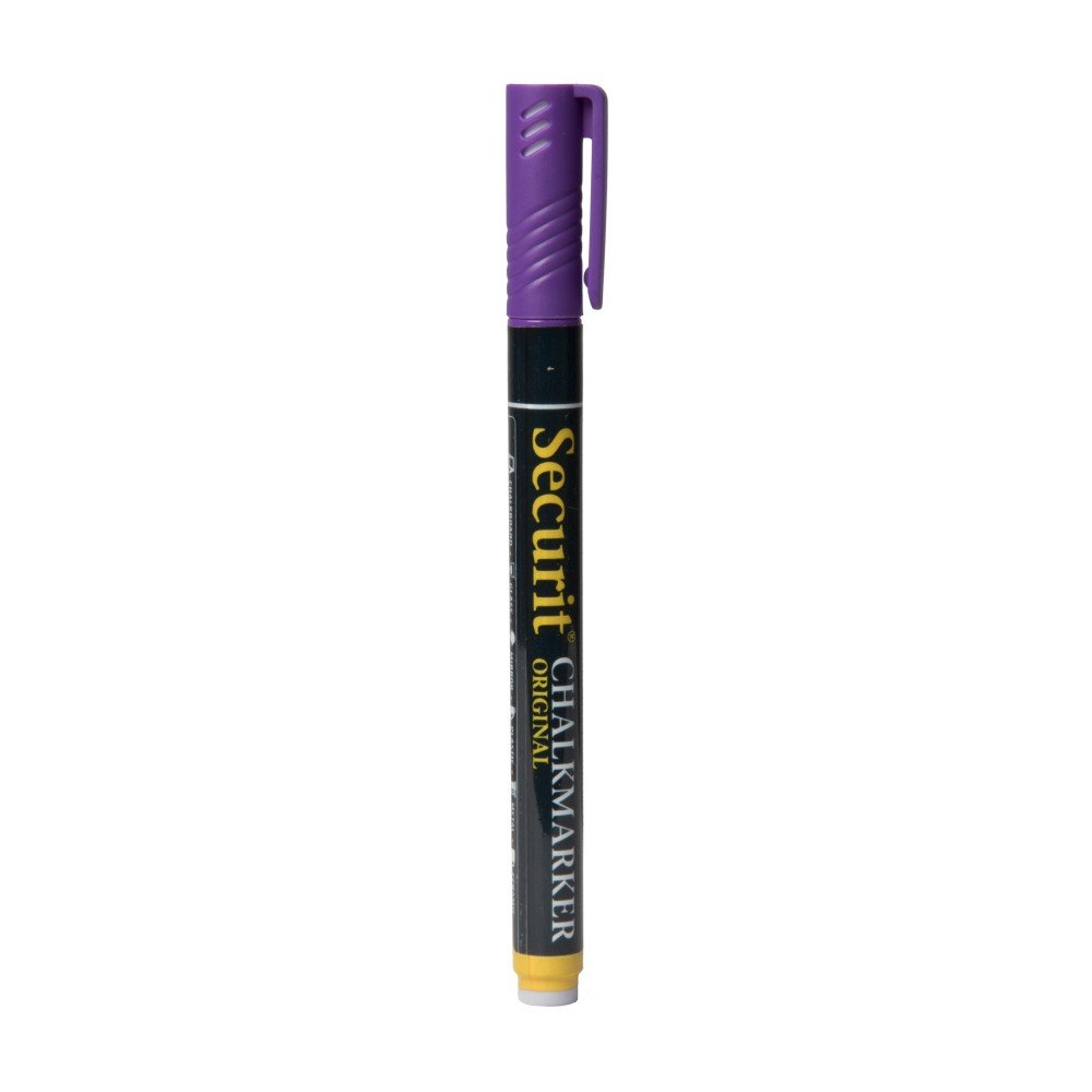 Fialový křídový popisovač na vodní bázi Securit® Liquid Chalkmarker Small v:1108702