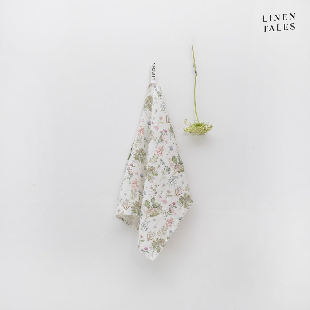 Lněná utěrka 45x65 cm White Botany – Linen Tales v:1632160