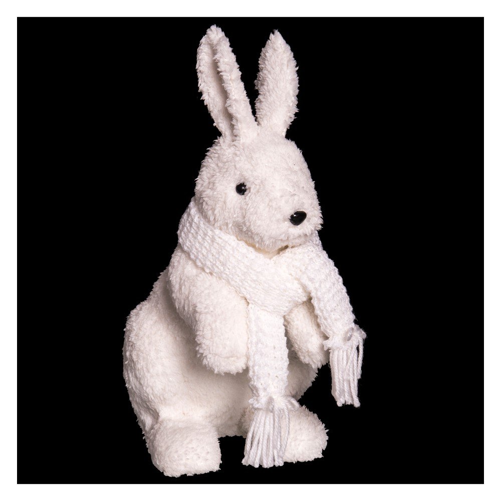 Bílá vánoční dekorace Unimasa Rabbit v:1316234