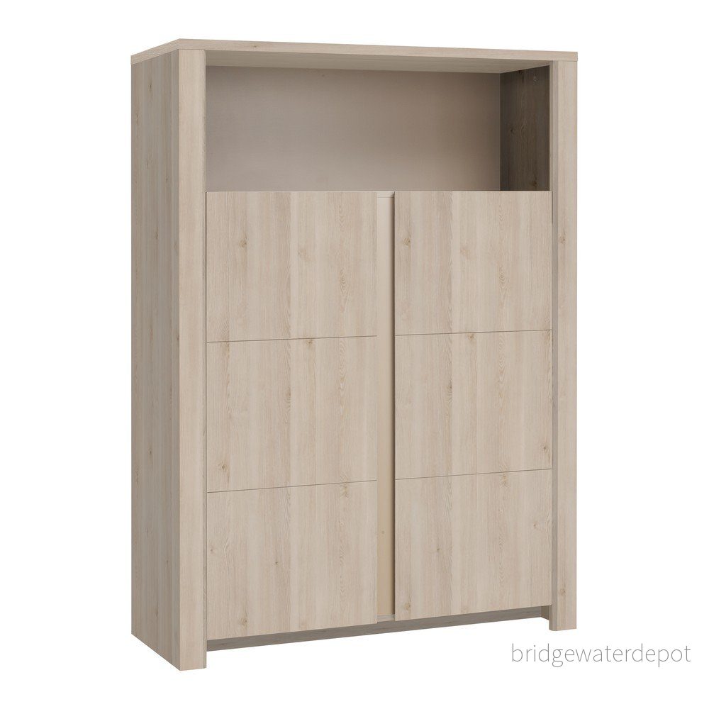 Světle šedý dvojdveřový kabinet Gami Sha v:750578