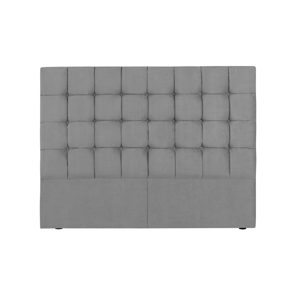 Šedé čelo postele Kooko Home Hasso, 120 x 160 cm v:1086508