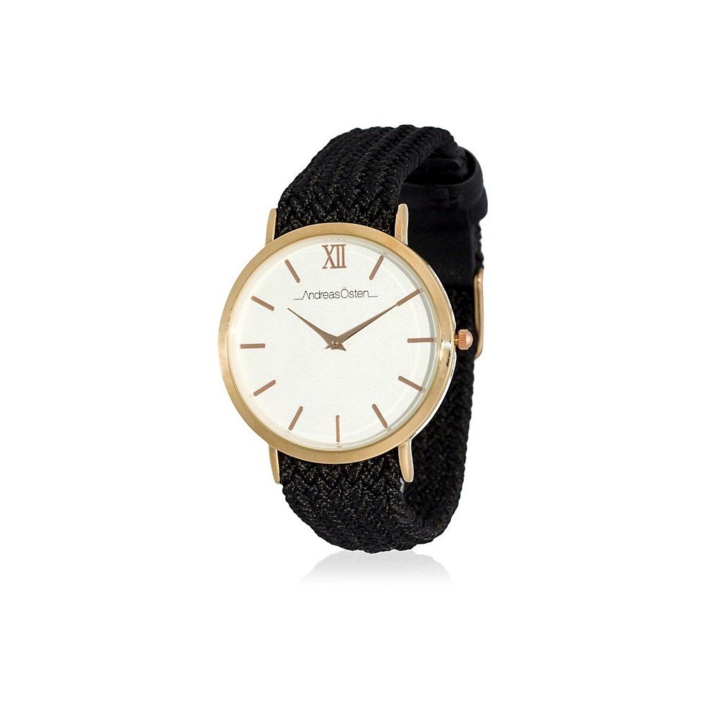 Unisex hodinky s černým páskem Andreas Östen Uni v:910342