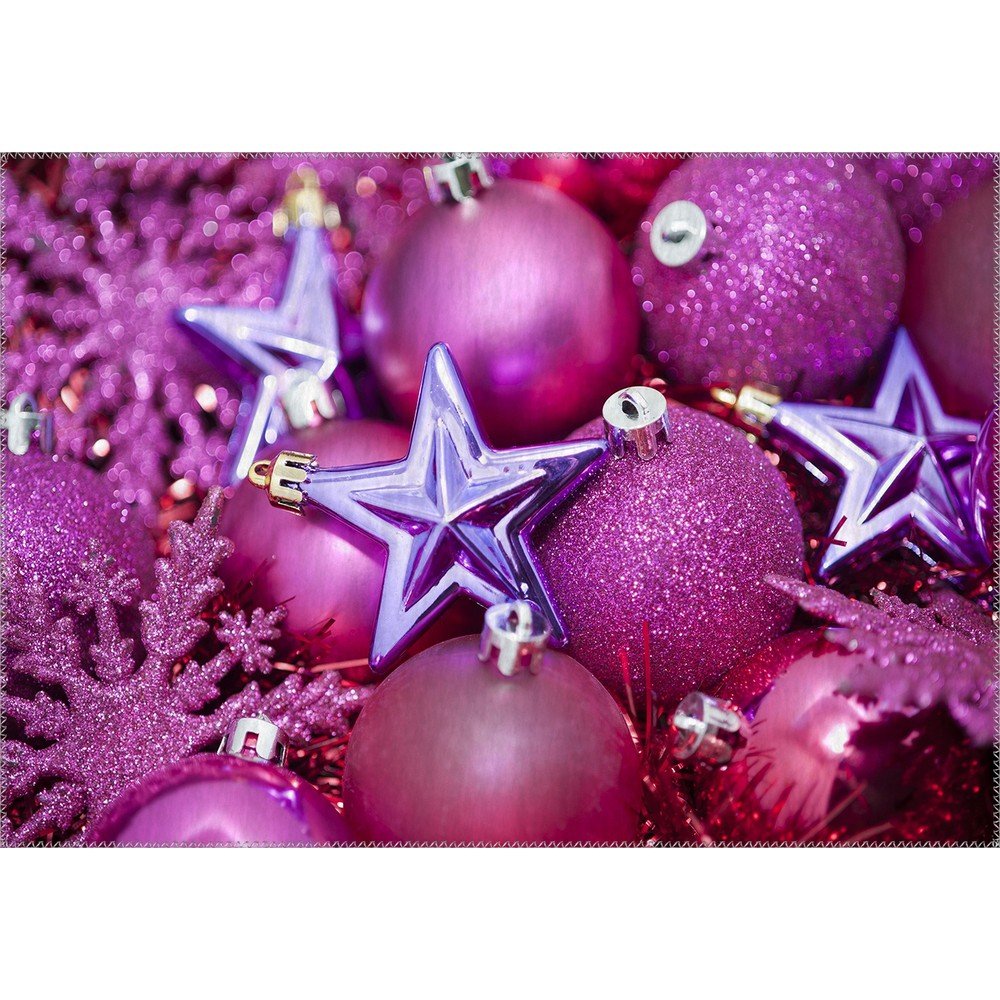Koberec Vitaus Christmas Period Purple Deco, 50 x 80 cm v:1319996