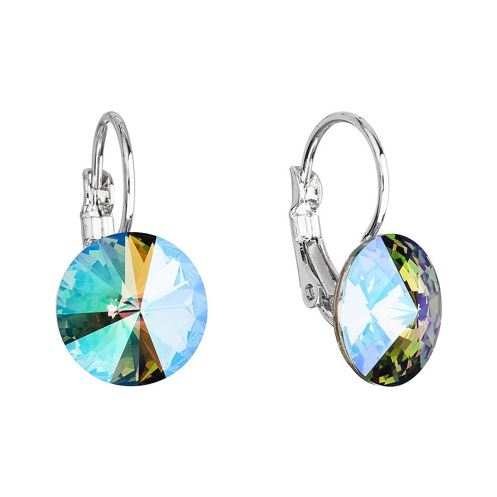 Barevné náušnice se Swarovski krystaly Je Veux Mismo, ⌀ 12 mm v:1152190