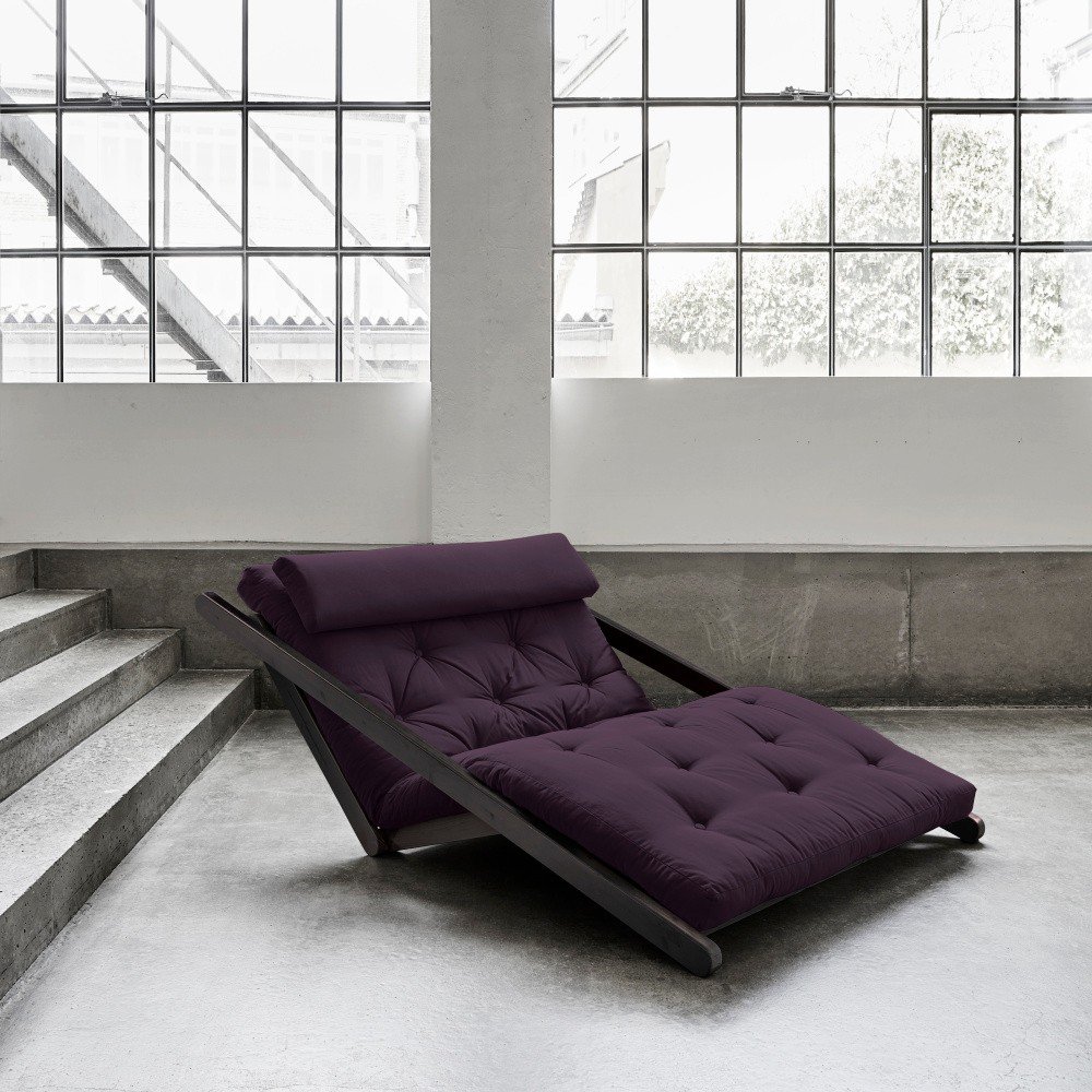 Dvoumístná variabilní lenoška Karup Figo Wenge/Purple v:996802