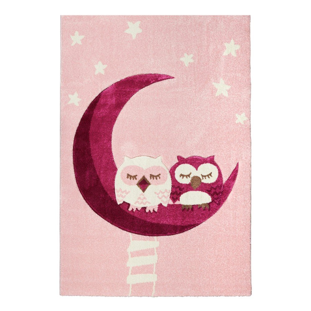 Dětský koberec Happy Rugs Pink Owls, 120 x 180 cm v:738144