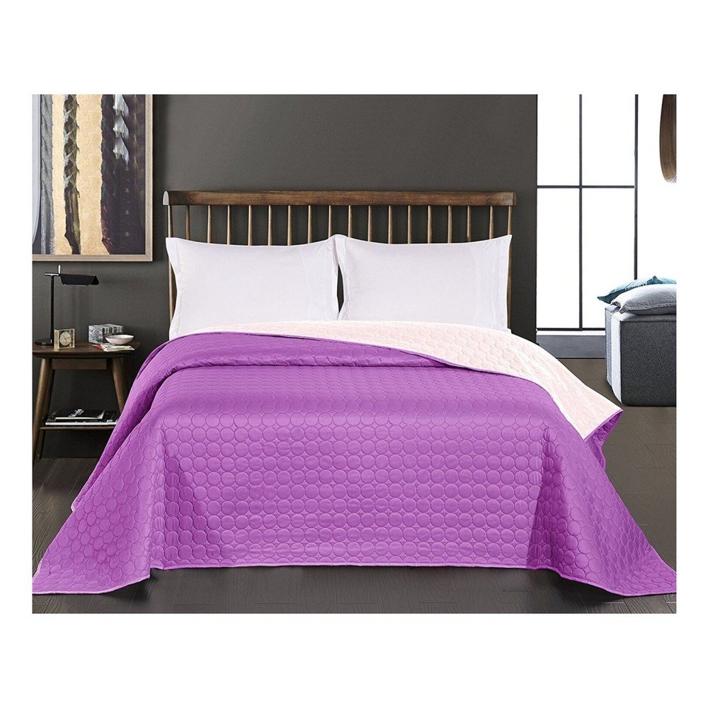 Fialový oboustranný přehoz z mikrovlákna DecoKing Salice Purple, 170 x 270 cm v:1050386