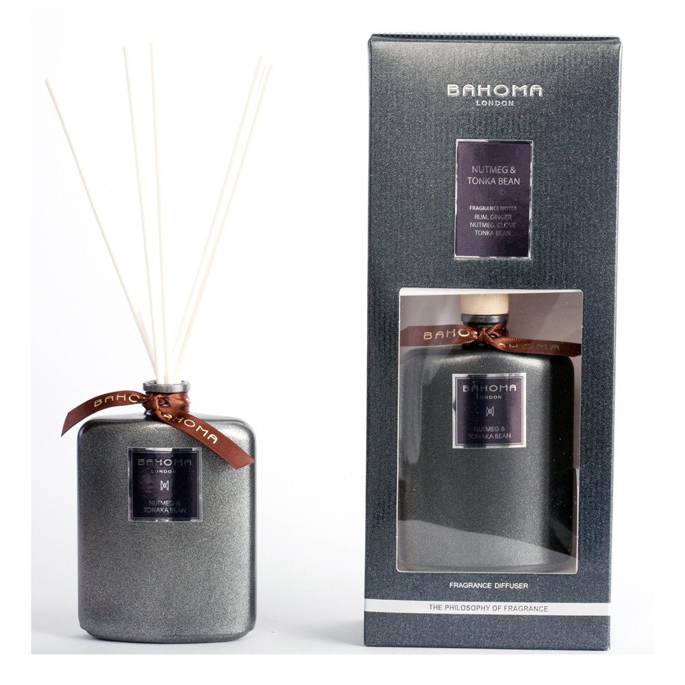 Vonný difuzér Bahoma, vůně muškátového oříšku a tonkových bobů, 100 ml v:706296