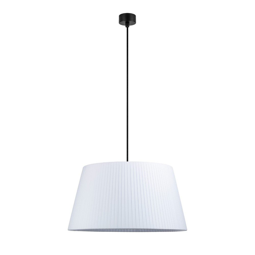 Bílé stropní svítidlo s černým kabelem Sotto Luce Kami, ⌀ 45 cm v:1111568