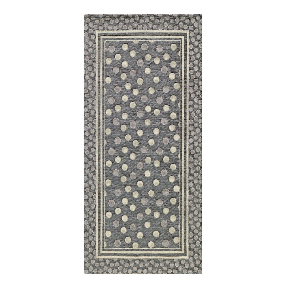 Šedý vysoce odolný kuchyňský běhoun Webtappeti Sphere Grigio, 55 x 140 cm v:848930