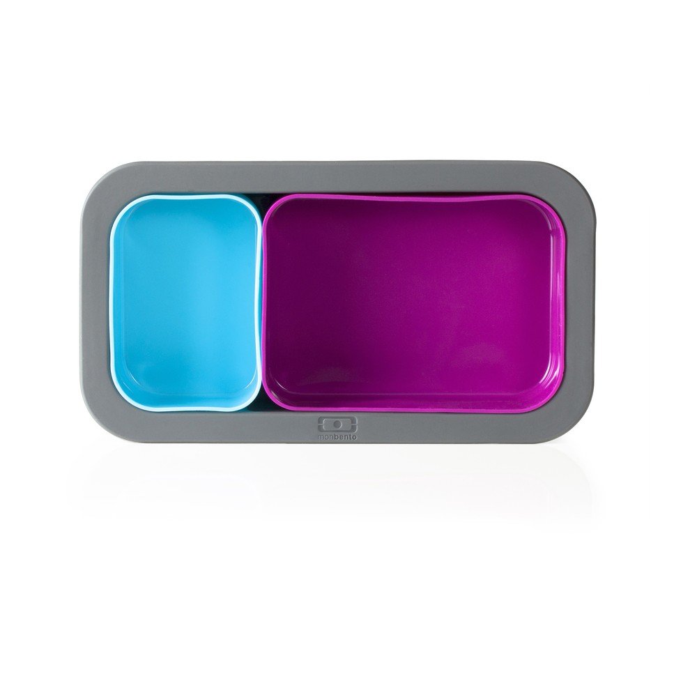 Silikonová krabička na svačinu Monbento Fuchsia/Blue v:718322