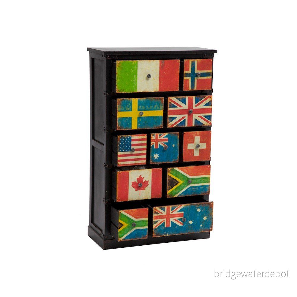 Komoda Mauro Ferretti Flags Wide v:728428