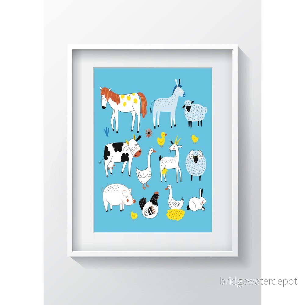 Nástěnný obraz OYO Kids Farm, 24 x 29 cm v:1321882