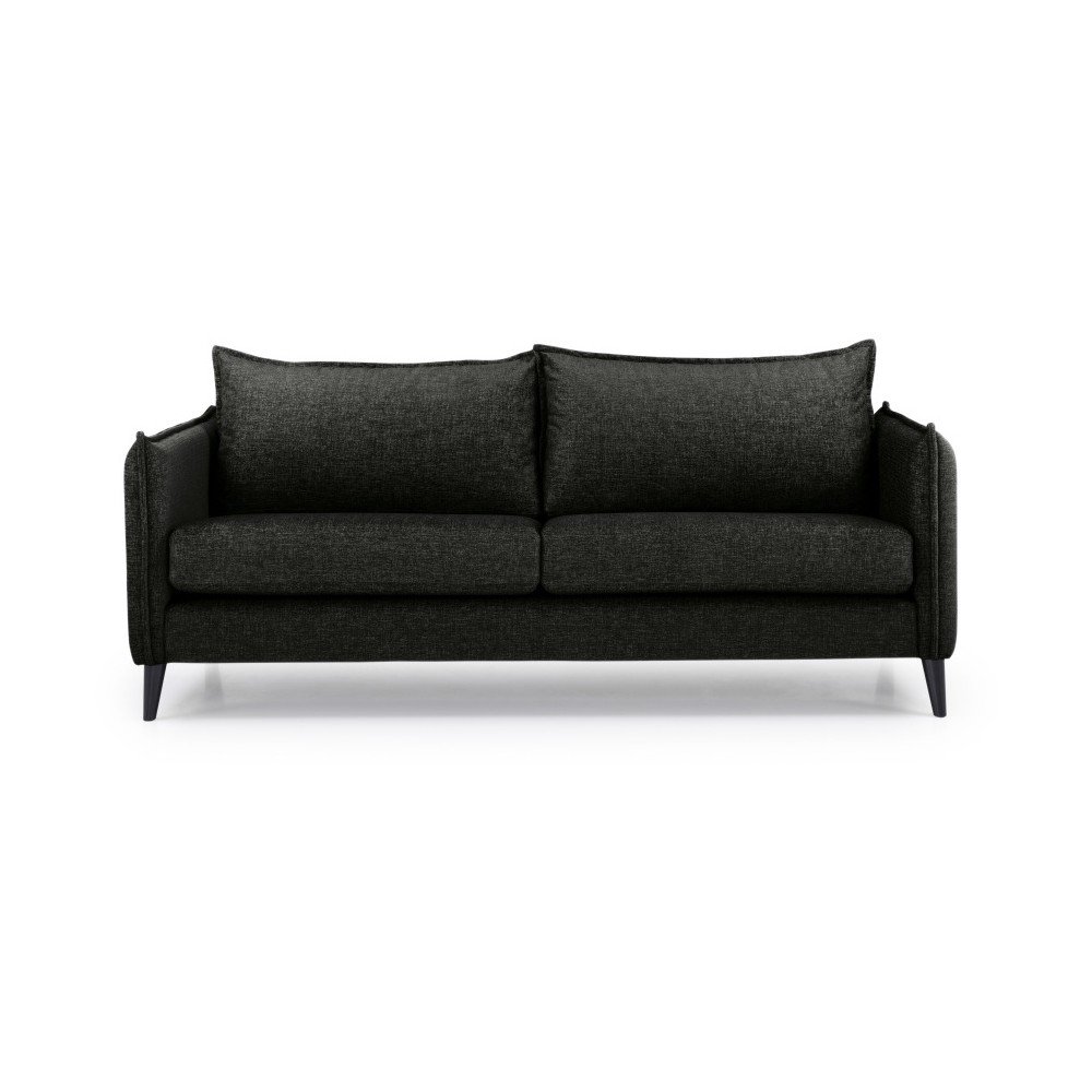 Černá pohovka Scandic Leo, 208 cm v:1298538
