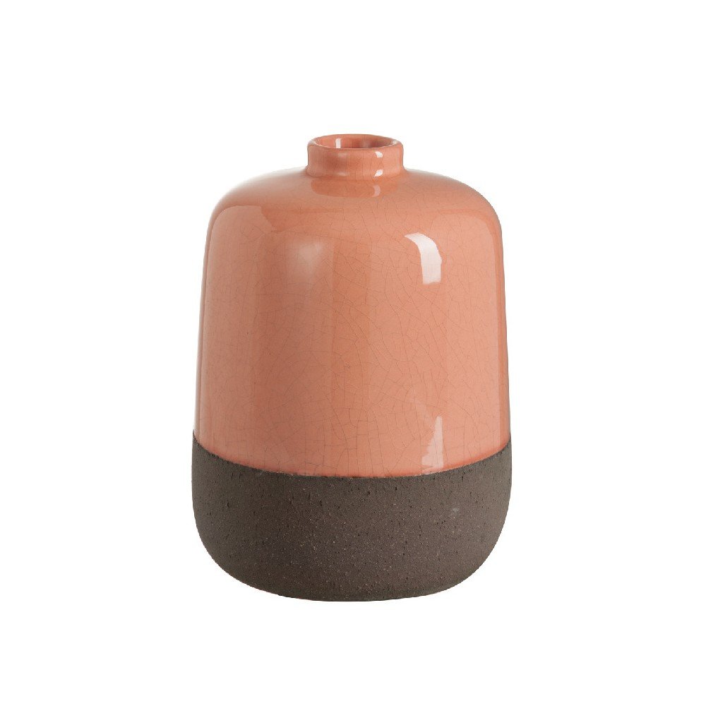 Oranžová keramická váza J-Line, výška 25 cm v:1132662