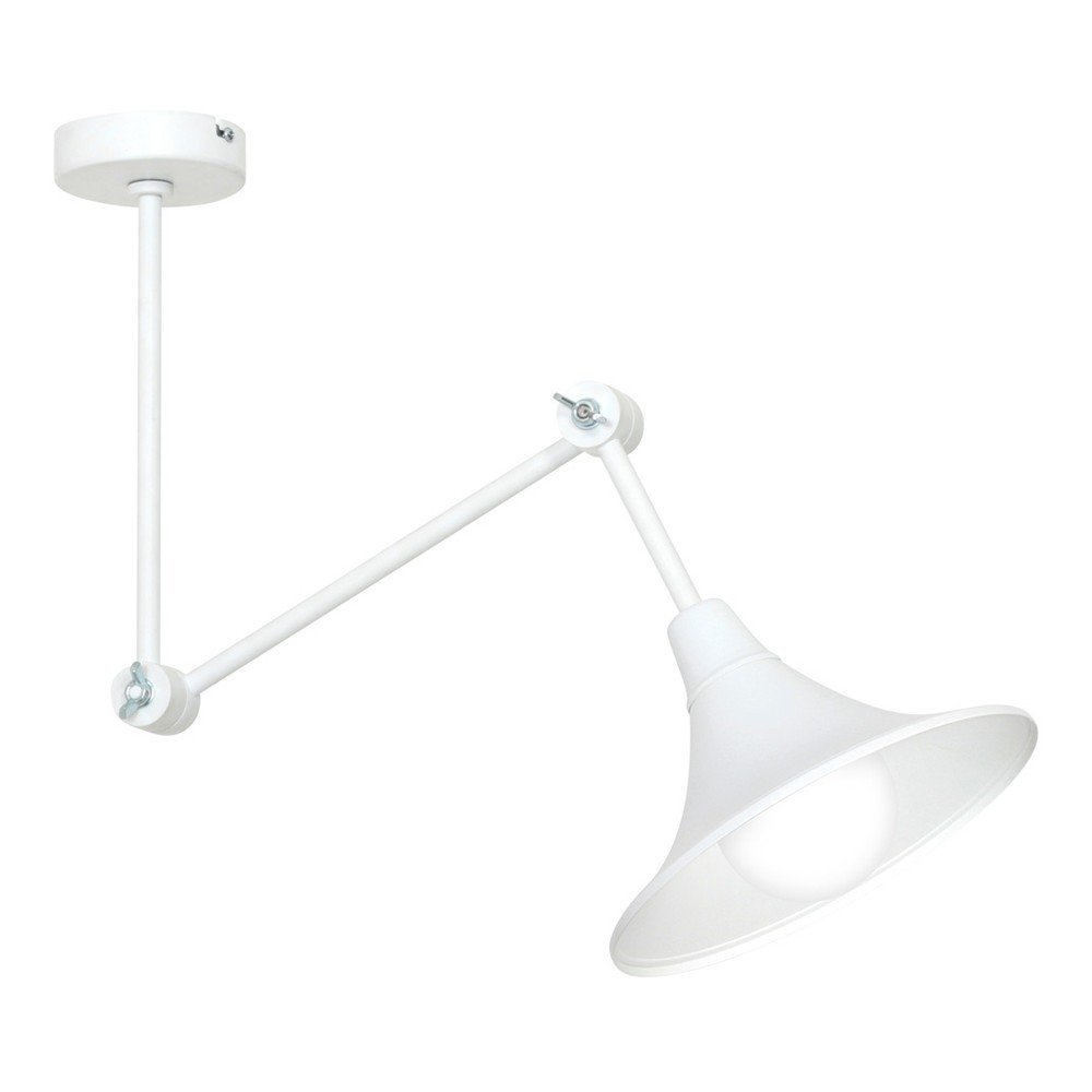 Bílé závěsné svítidlo Glimte Overhung Antika White Long v:1196974