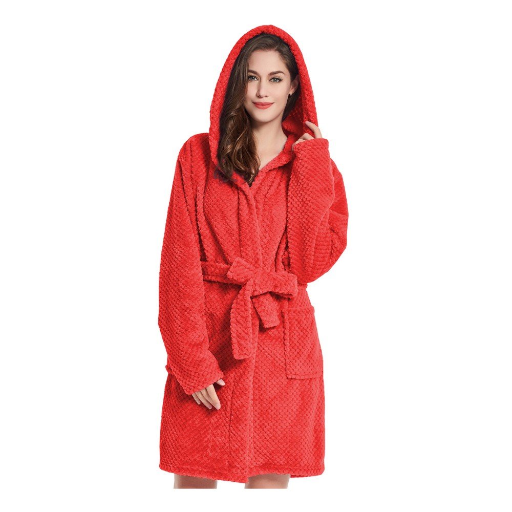 Červený unisex župan z mikrovlákna DecoKing Sleepyhead, velikost XXXL v:1189136