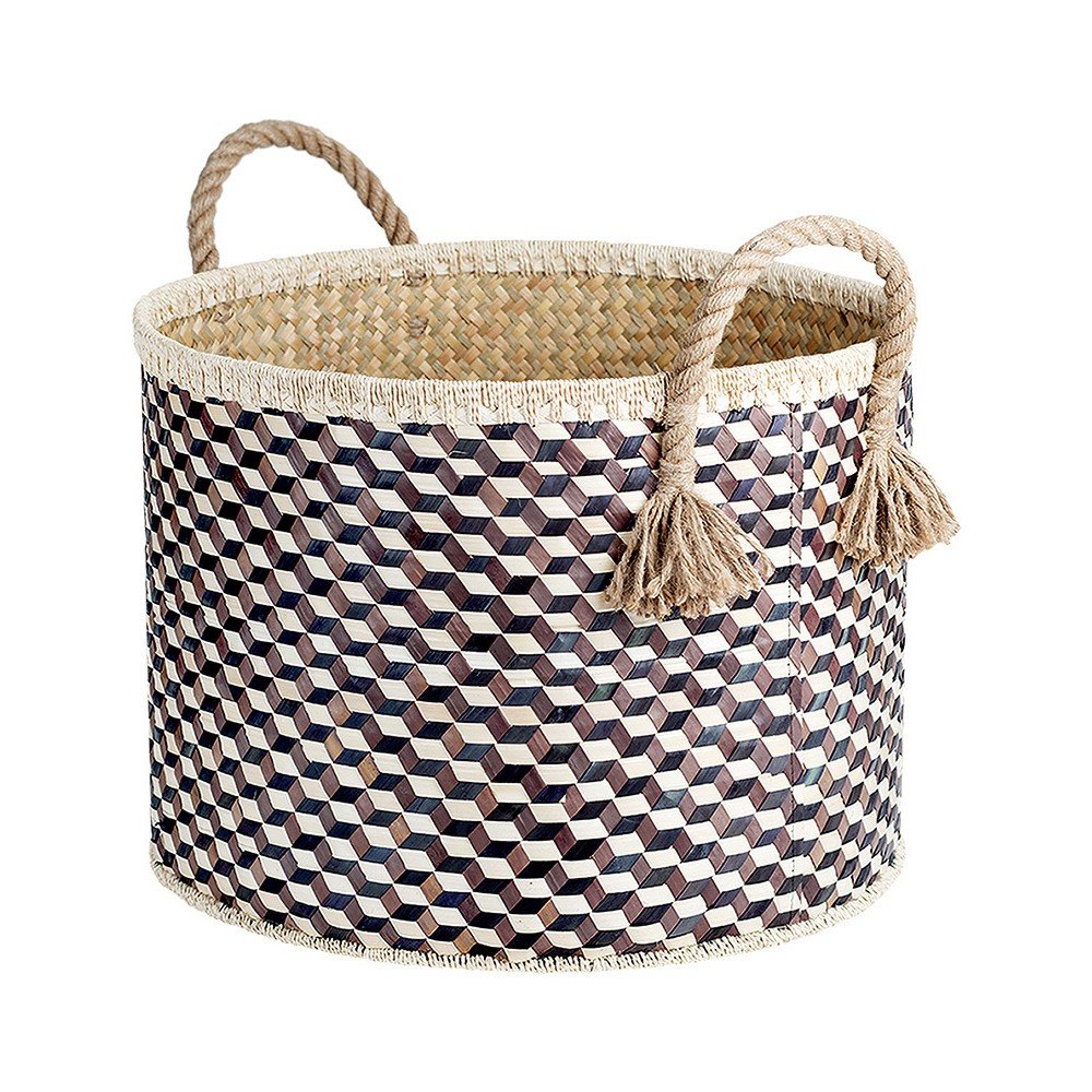 Ručně vyráběný košík a’miou home Chasso, výška 33 cm v:800578