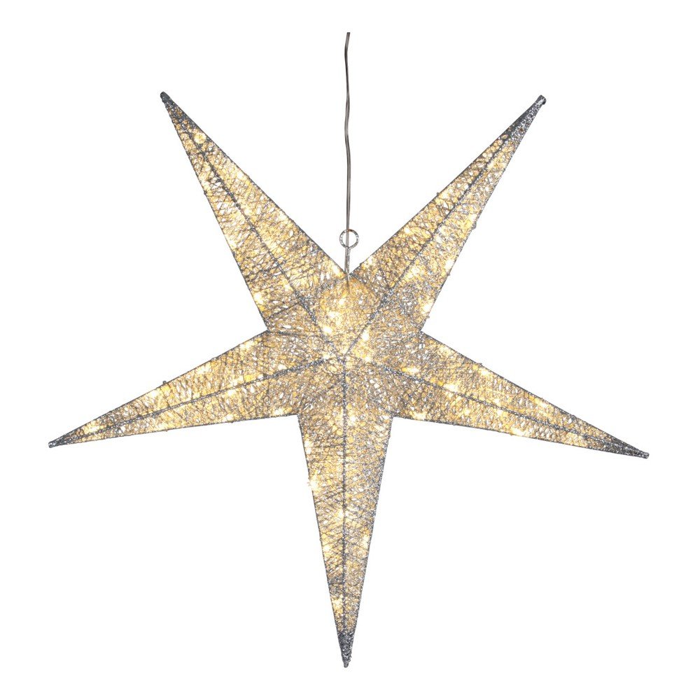 Svítící LED dekorace Best Season Silhouette Star Bright, 75 cm v:928884