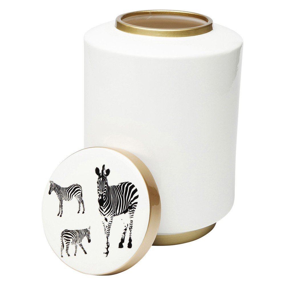 Dekorativní dóza Kare Design Zebra Jar, výška 33 cm v:1318764