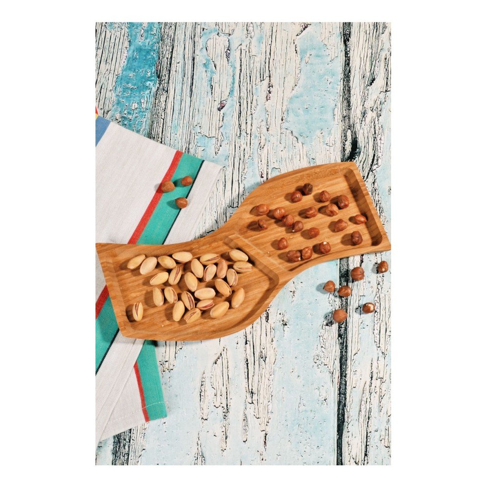 Bambusová servírovací miska Kosova Wave, 29 x 15 cm v:850858