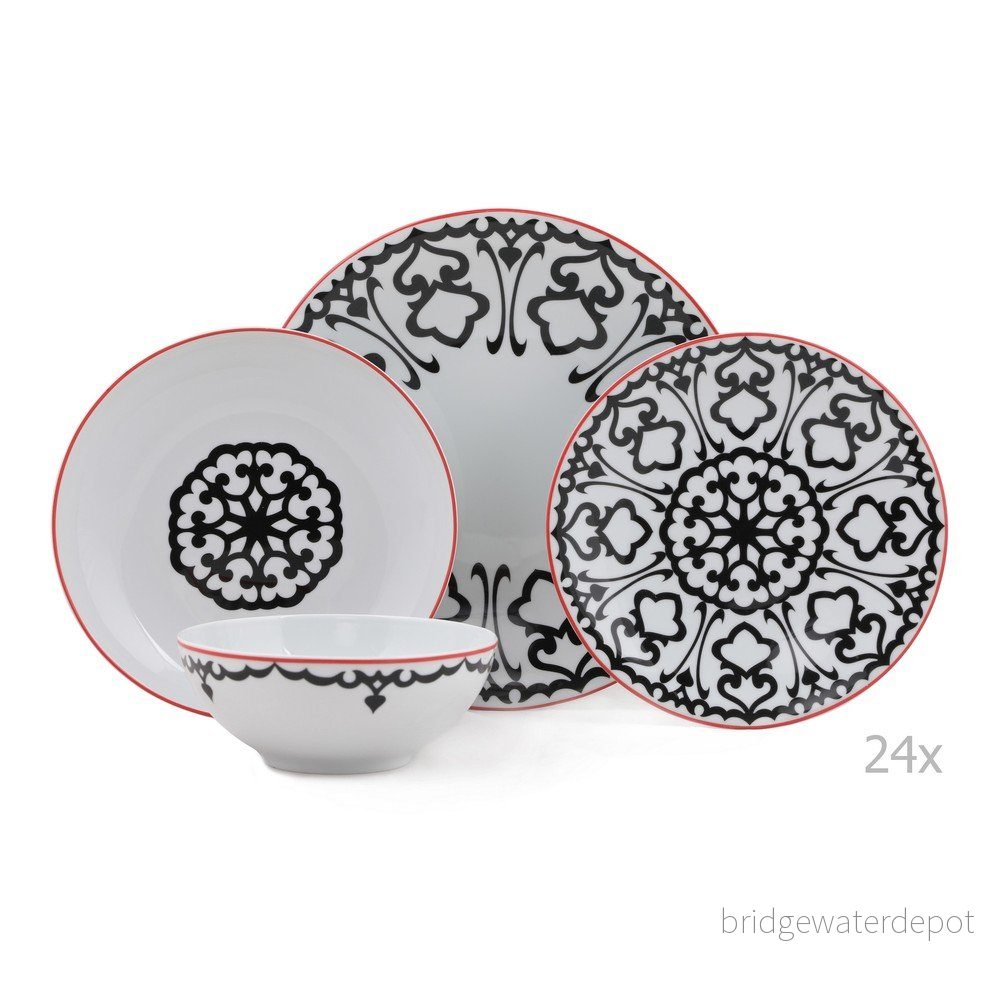 24dílná sada porcelánového nádobí Kutahya Luhko v:1289014