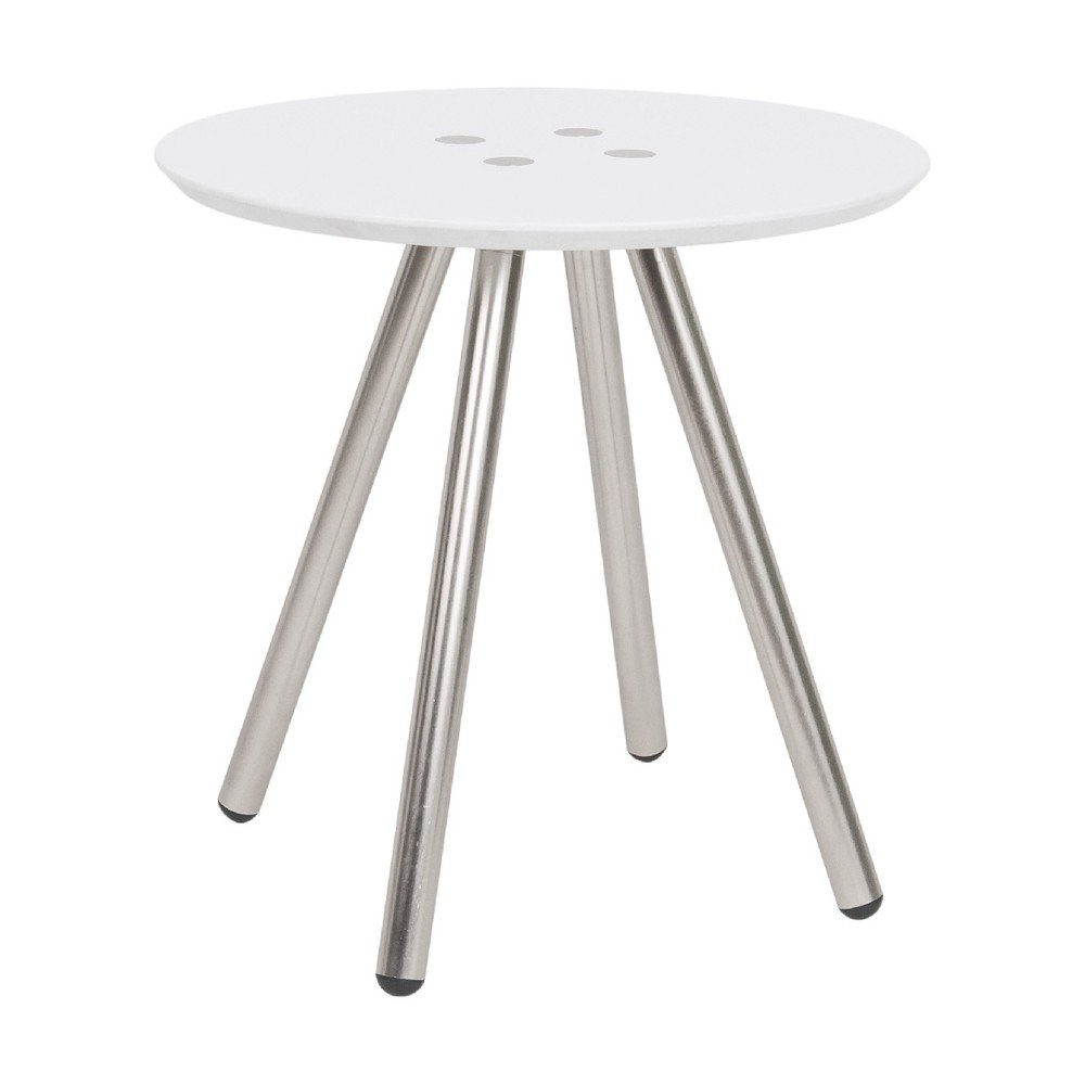 Bílý konferenční stolek Letmotiv Sliced, ø 40 cm v:1274586