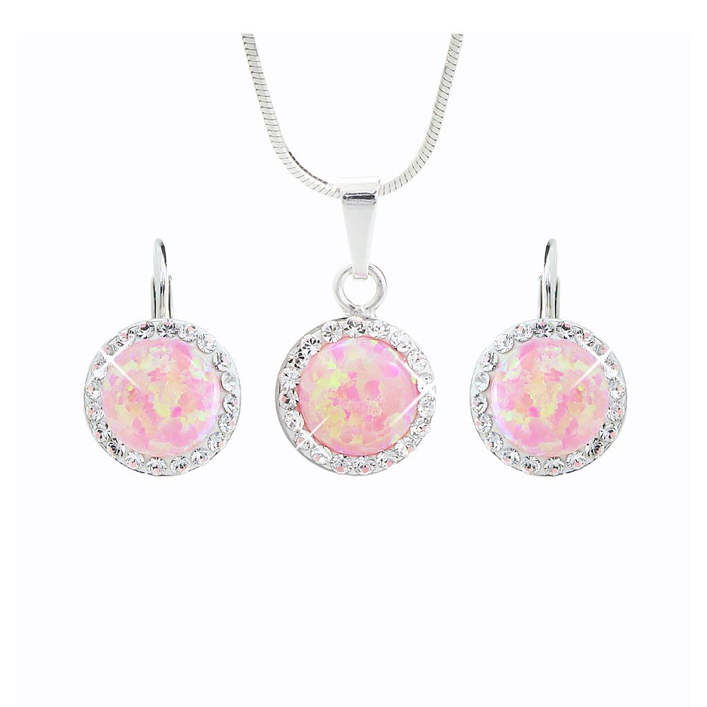 Set náušnic a náhrdelníku Laura Bruni Pink Sky v:924420
