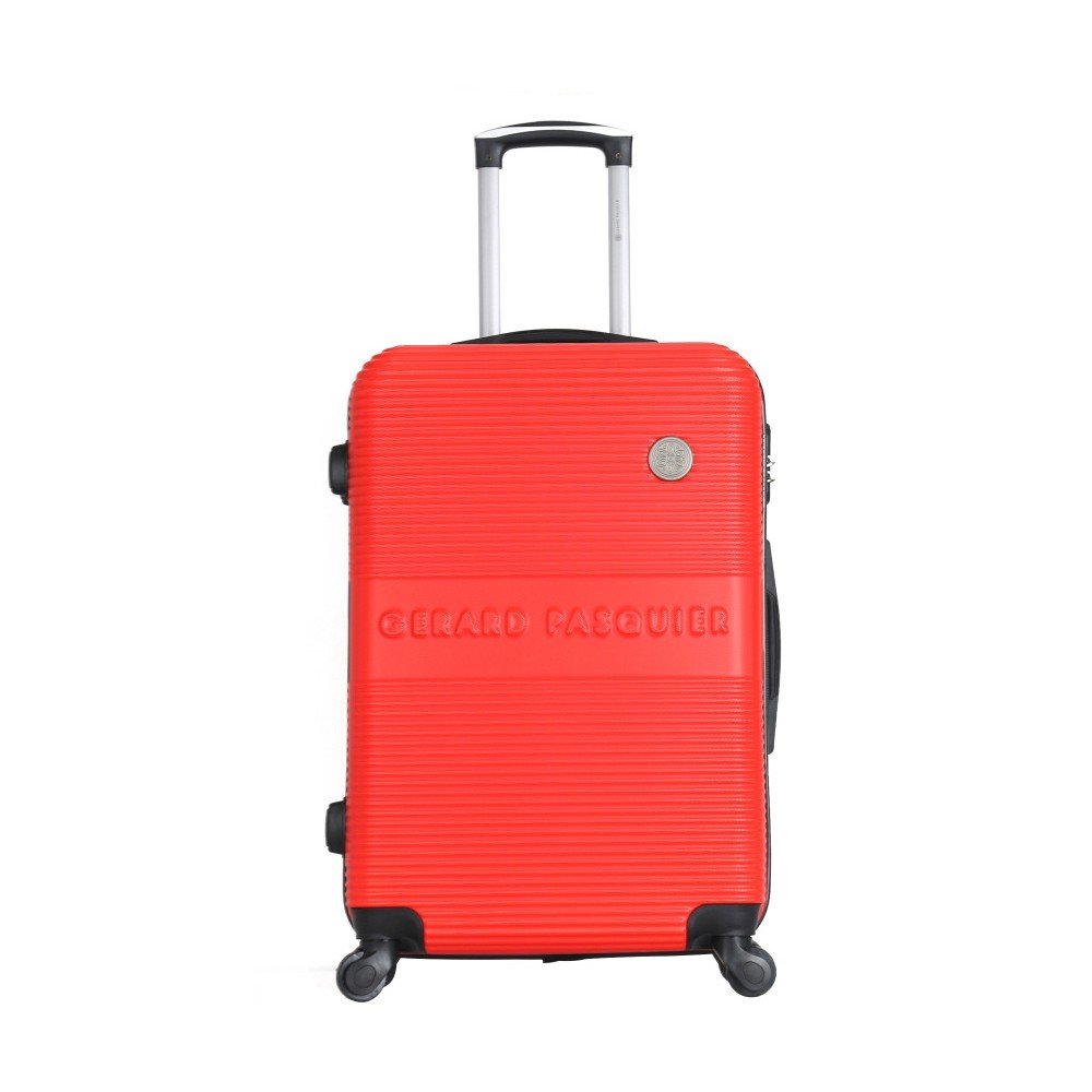 Červený cestovní kufr na kolečkách GERARD PASQUIER Mirego Valise Grand, 95 l v:1268030